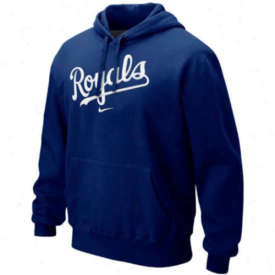 Nike Kansas City Royals Classic Pullover Hoodie - Royal Blue