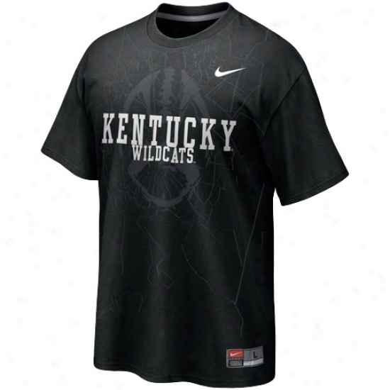 Nike Kentcky Wildcats Football Practice T-shirt - Black