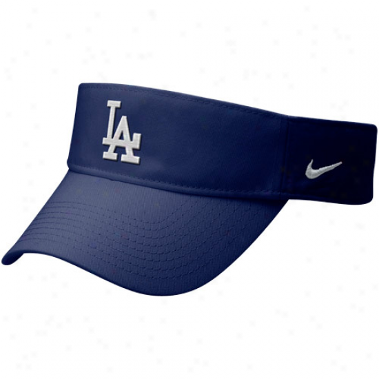 Nike L.a. Dodgers Royal Blue Stadium Adjustable Visor