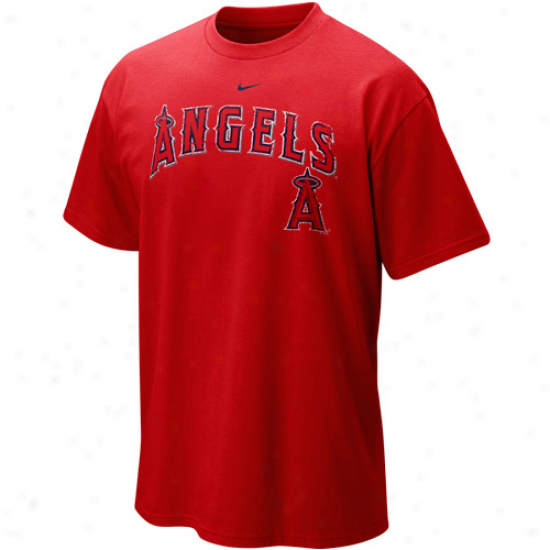 Nike Los Angeles Angels Of Anaheim Outta The Park T-shirt - Red