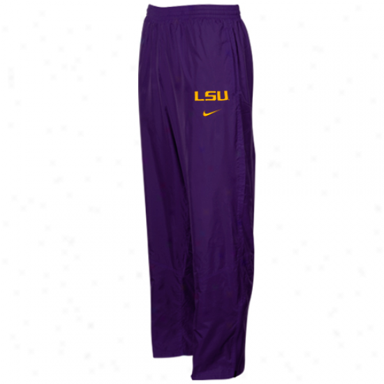 Nike Lsu Tigers Purple Clasic Wind Pants