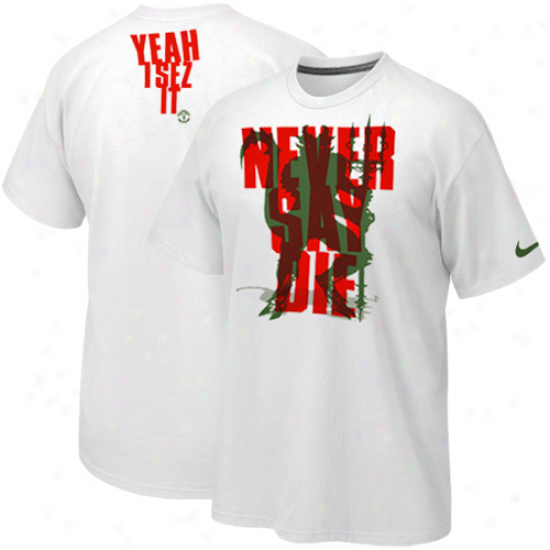 Nike Manchesrer United  Never Say Die T-shirt - White