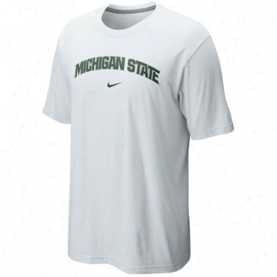 Nike Michigan State Spartans Arch T-shirt - White