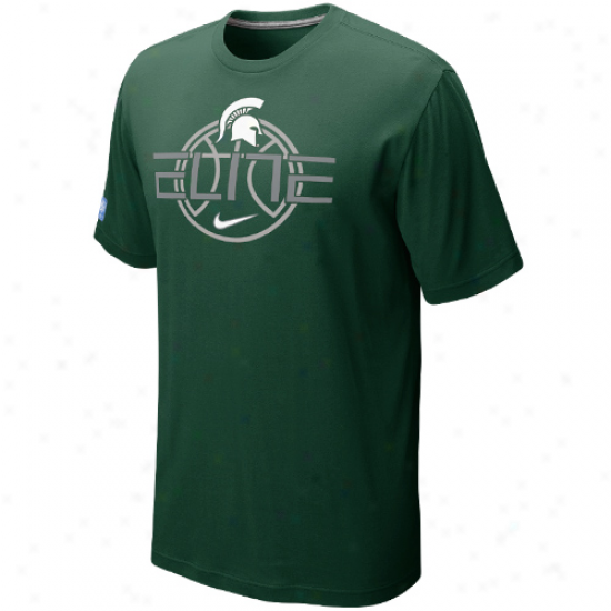 Nike Michigan State Spartans Elite Focus T-shirt - Green