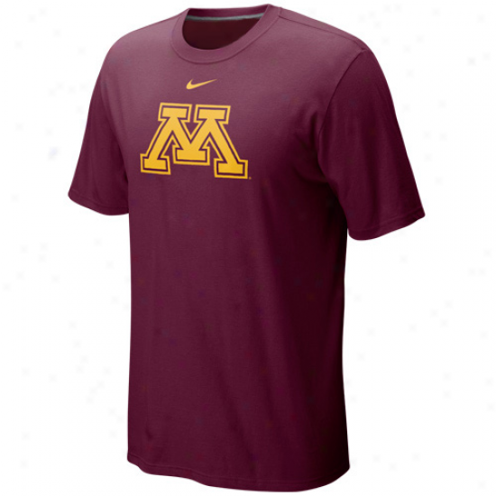 Nike Minnesota Golden Gophers Classic Logo T-shirt - Maroon