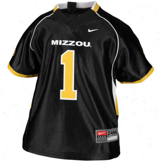 Nike Missouuri Tigers #1 Infant Replica Football Jersey - Black