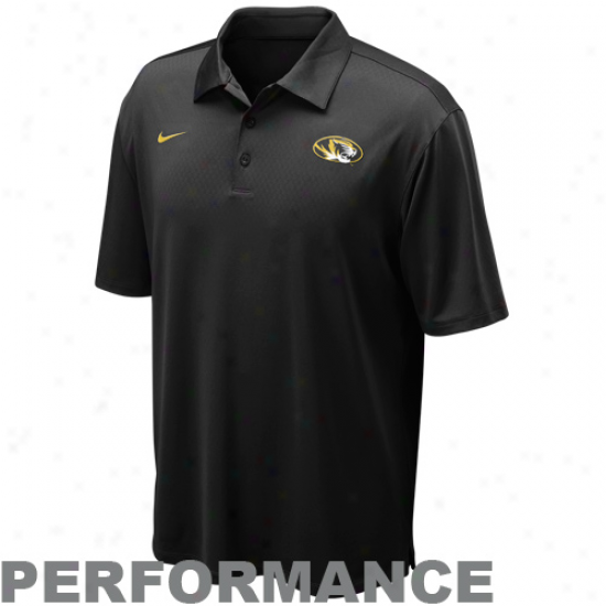 Nike Missouri Tihers Mourning Coaches Basketball Performance Polo