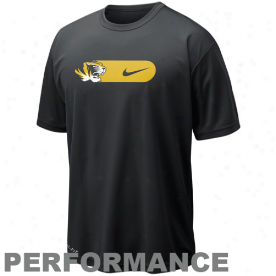 Nike Missouri Tigers Heavy-lifting Legend Performance T-shirt - Black