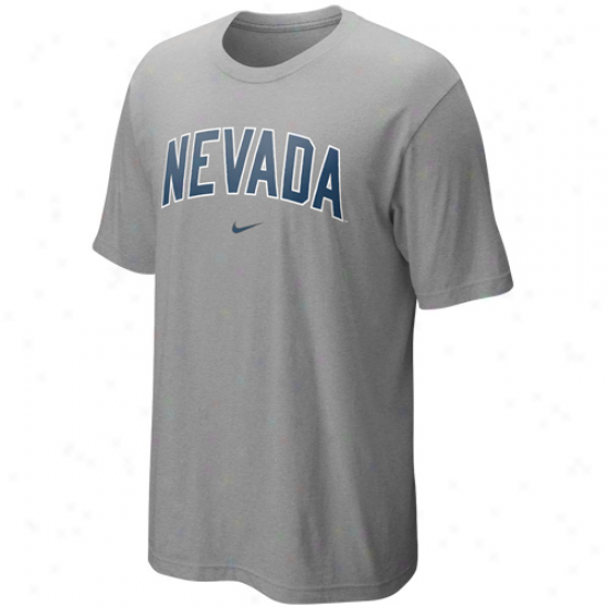 Nike Nevada Wolf Pack Arch T-shirt - Ash