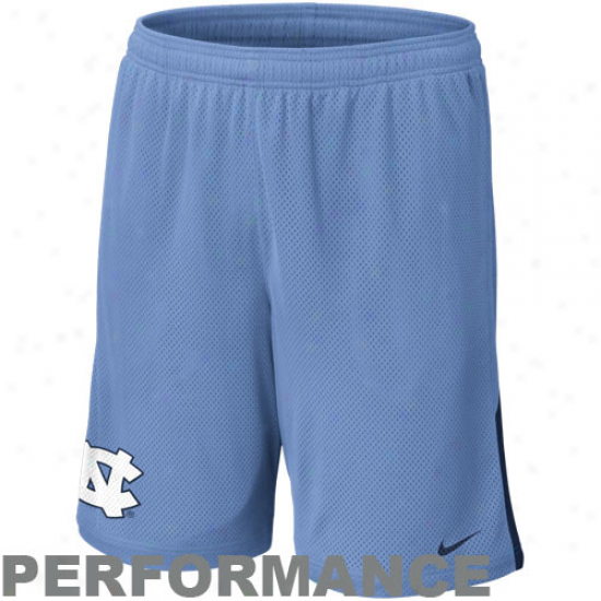 Nike North Carolina Tar Heels (unc) Monster Mesh Performance Shorts - Carolina Blue