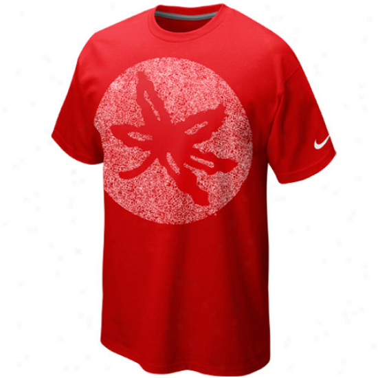 Nike Ohio State Buckeyes Premium Logo Is Art T-shirt - Red