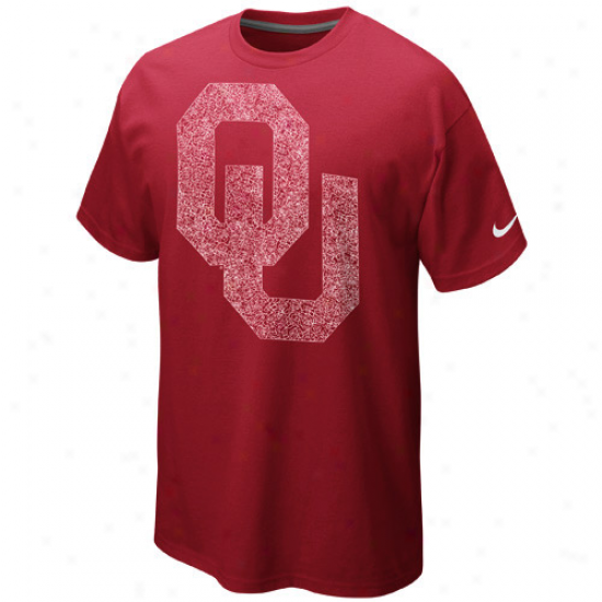 Nike Oklahoma Sooners Logo Is Art T-shirt - Crimson