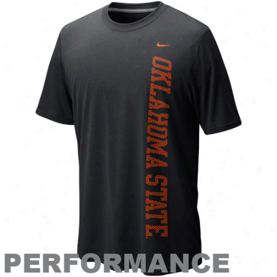 Nije Oklahoma State Cowboys Legend Performance T-shirt - Black