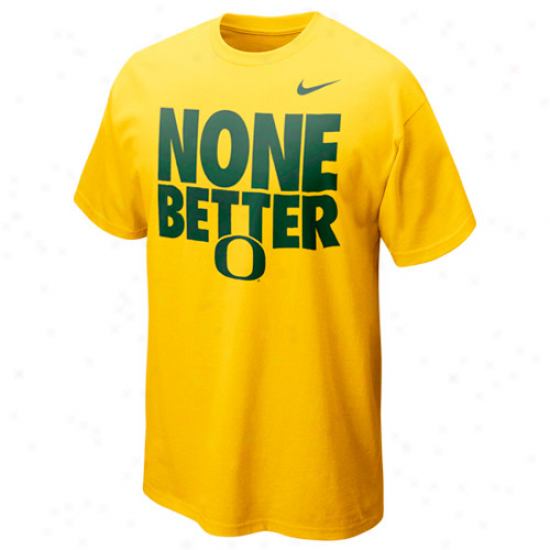 Nike Oregon Ducks None Beetter T-shirt - Gold