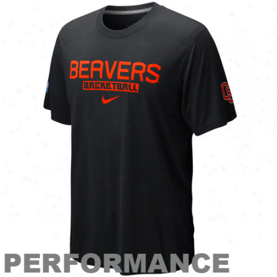 Nike Oregon State Beavers Fadeaway Three Legend Performance T-shirt - Black