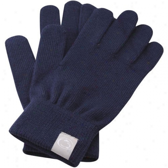 Nike Penn State Nittany Lions Ladies Navy Blue Knit Gloves