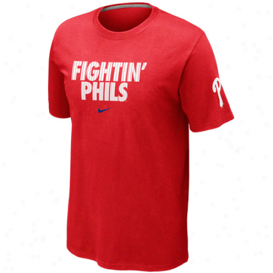 Nike Philadelphia Phillies Fightin' Phils Local T-shirt - Red