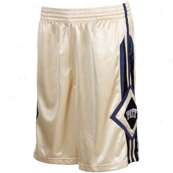 Nike Pittsburgh Panthers Old Gold In Your Face Basketball Shorts