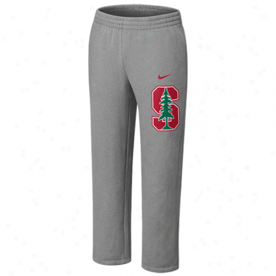 Nike Stanford Cardinal Ash Classic Fleece Pants