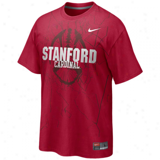 Nike Stanford Cardinal Football Practice T-shirt - Cardinal
