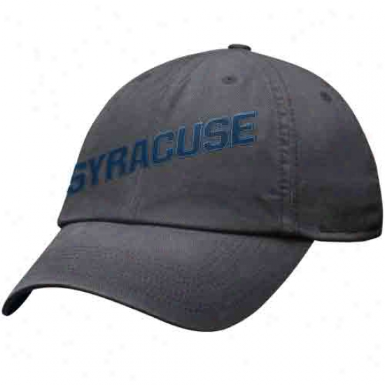 Nike Syracusw Orange Neutral Swoosh Flex Hat - Charcoal