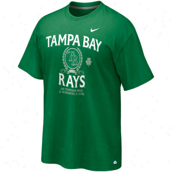 Nike Tampa Bay Rays Vintage St. Patty's Day Tri-blend T-shirt - Green