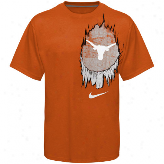 Nike Texas Longhorns Beast T-shirt - Burnt Orange