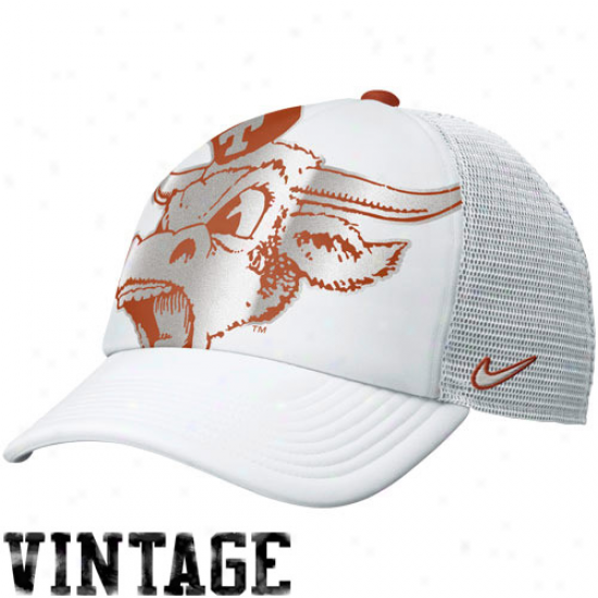 Nike Texzs Longhorns Women's Retro Truvker Hat - White