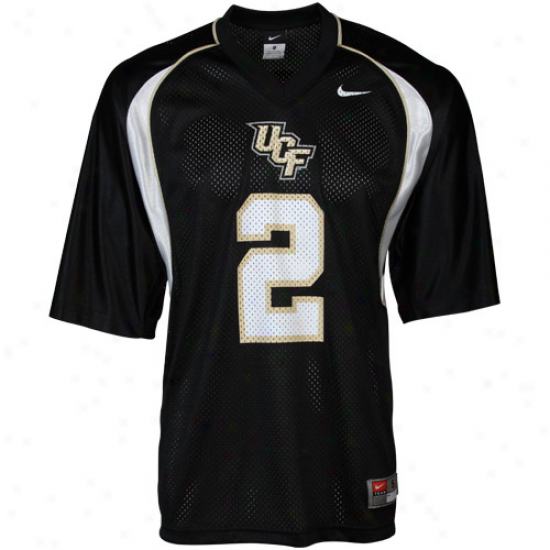 Nike Ucf Knights #2 Replica Football Jersey - Black