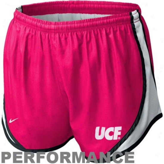 Nike Ucf Knights Ladies Hot Pink Tempo Performance Training Shorts