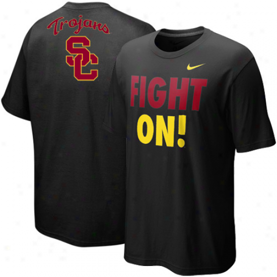 Nike Usc Trojans My School Local T-shirt - Black