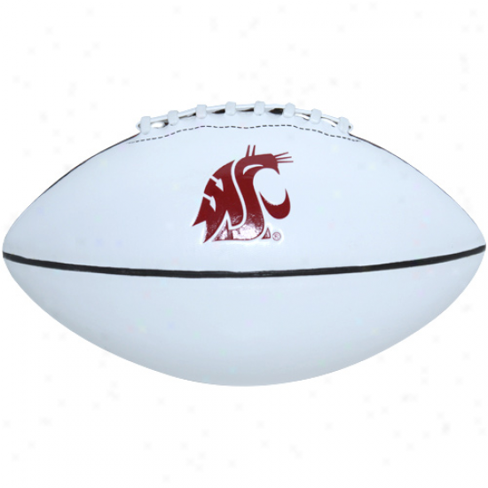 Nike Washington State Cougars Youth White-brown Mini Autograph Football