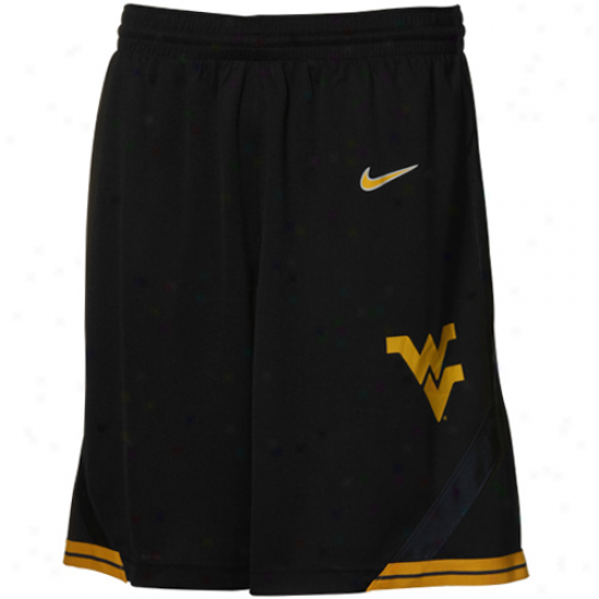 Nike West Virginia Mountaineers Bzck Replica Basketball Shorts