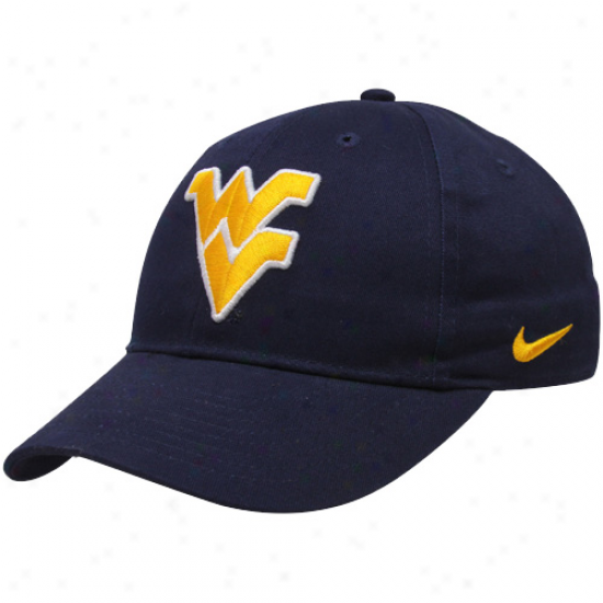 Nike West Virginia Mountaineers Preschool Navy Blue Classic Adjustable Hat