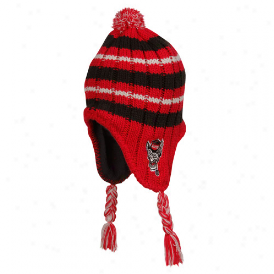 North Carolina Statte Wolfpack Infant/toddler Red Iceberg Ski-knit Beanie