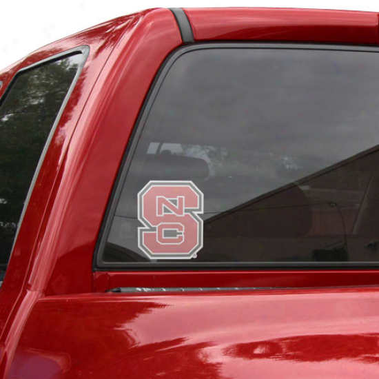 North Carolina State Wolfpack Large Perforated Window Decal