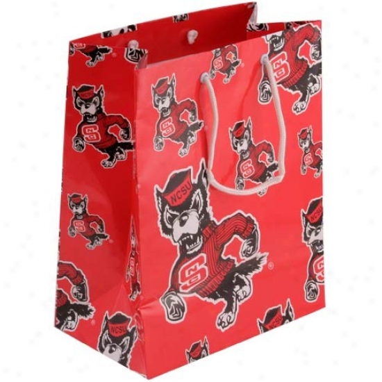 North Carolina State Wolfpack Team Logo Gift Bag