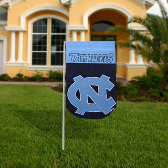 North Carolina Tar Heels (unc) 12'' X 18'' Mini Applique Flag