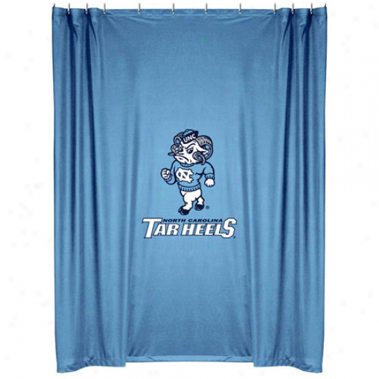 North Carolina Tar Heels (unc) 72'' X 72'' Carolina Livid Shower Curtain