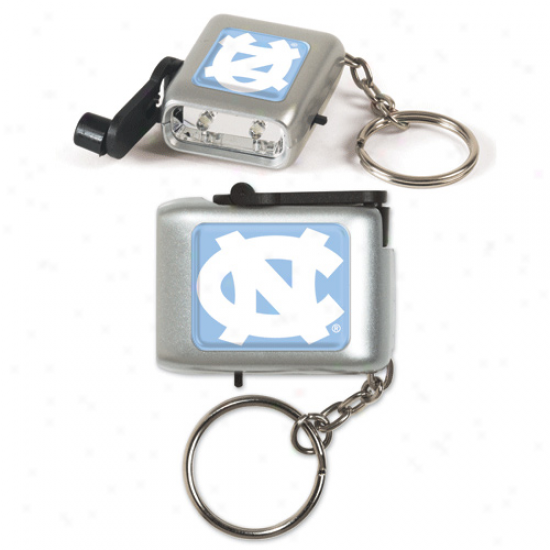 North Carolina Tar Heels (unc) Led Eco Light Keychain