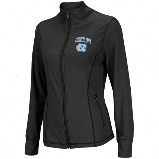 North Carolina Tar Heels (unc) Women's Plank Athletic Jacket - Charcoal