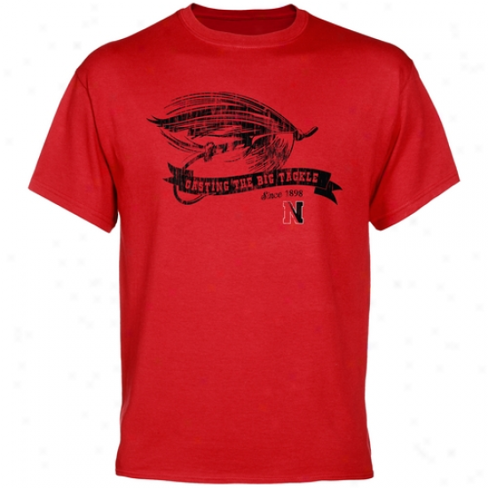 Northeastern Huskies Tackle T-shirt - Red