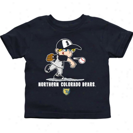 Northern Colorado Bears Toddler Boys Baseball T-shirt - Navy Blue