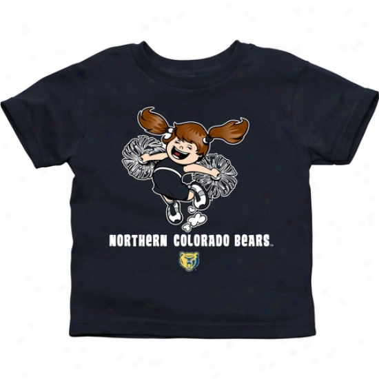 Northern Colorado Bears Toddler Cheer Squad T-shirt - Navy Blue