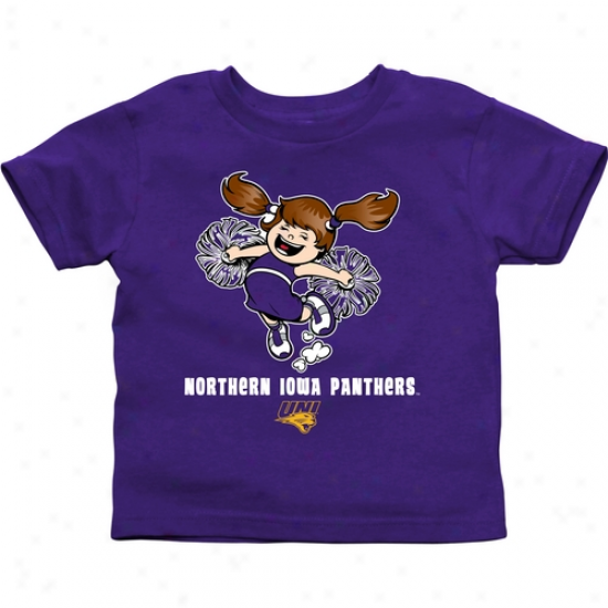 Northern Iowa Panthers Toddler Cheer Squad T-shirt - Purple