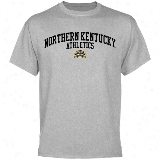 Northern Kentucky University Norse Gymnastics T-shirt - Ash