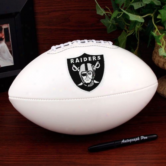 Oakland Raiders Official Full-size Autograph Football