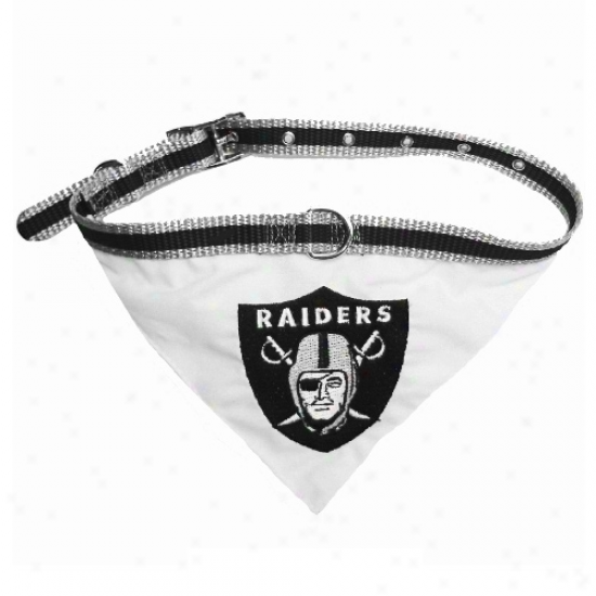 Oakland Raiders Pet Collar Bandana