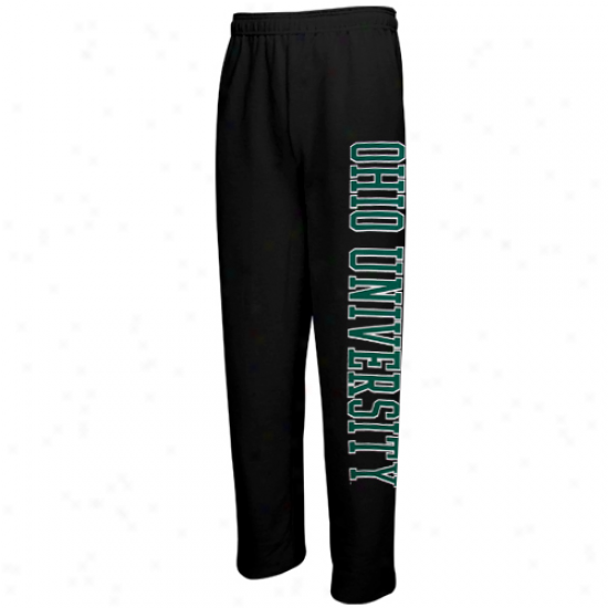 Ohio Bobcats Men's Classic Sweatpants - Black