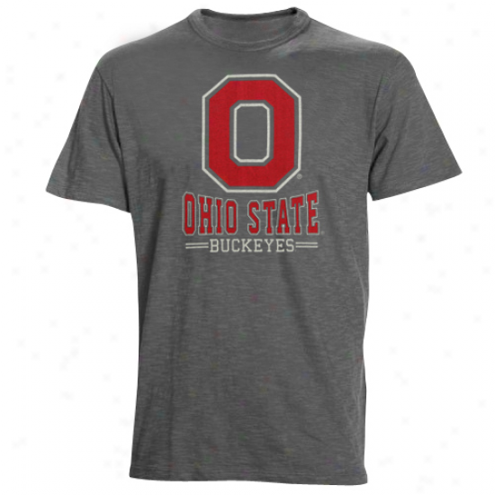 Ohio State Buckeyes Backfield Sulb T-shirt - Charcoal